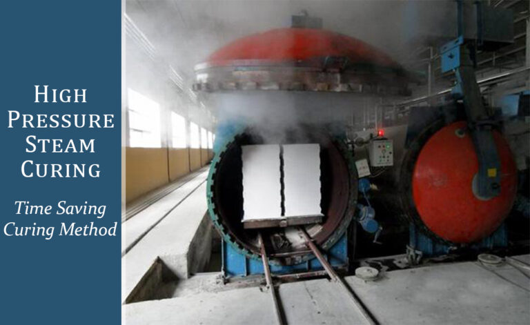 High pressure steam curing of Concrete Precast
