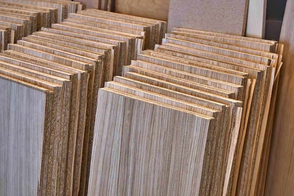 Veneered Particle Board