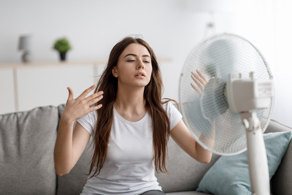 Air conditioners in a room