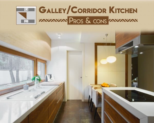 Corridor Arrangement of Kitchen Counter or Platform