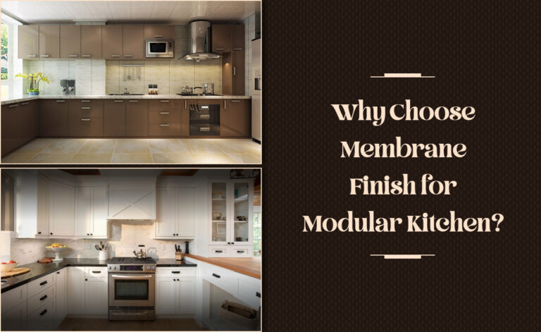 Membrane finish Modular Kitchen