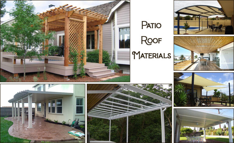 Patio Roof Materials- Know its Various Types