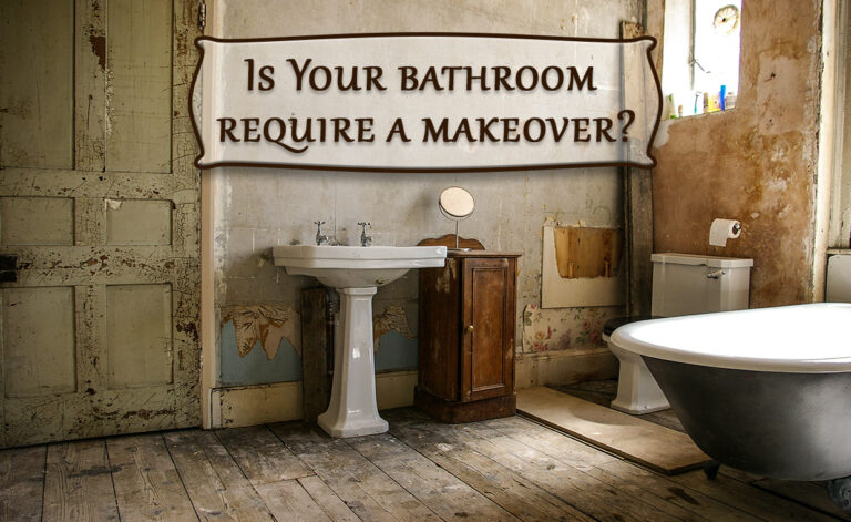 Scratches or Damp or Leakage in Old Bathroom Wall