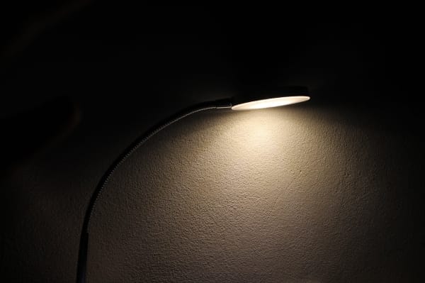 Lamp adding light to a space