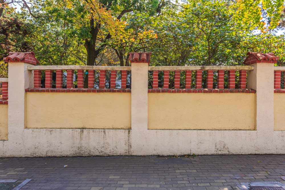 Brick made Fence