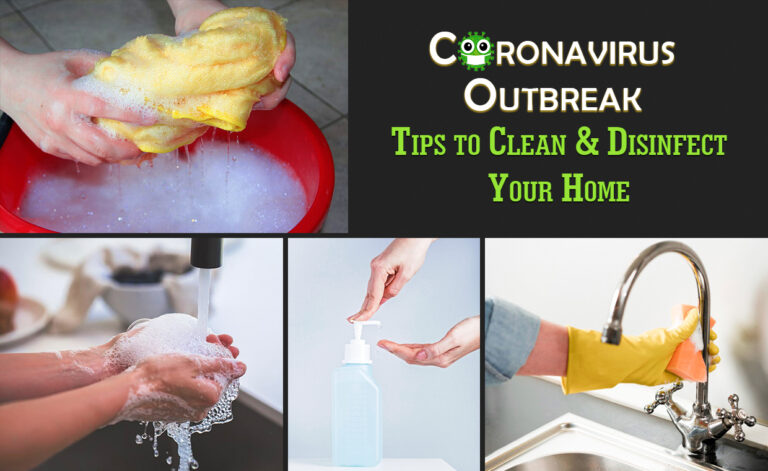 Corona Virus Outbreak - Stay Safe by keeping your Home Sanitize