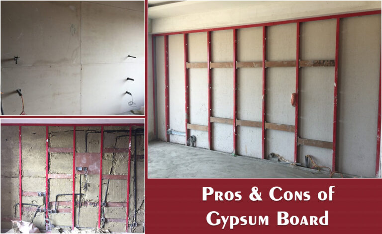 Advantages and Disadvantages of Gypsum Board