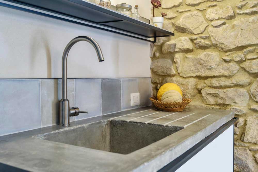 Concrete Kitchen Sink