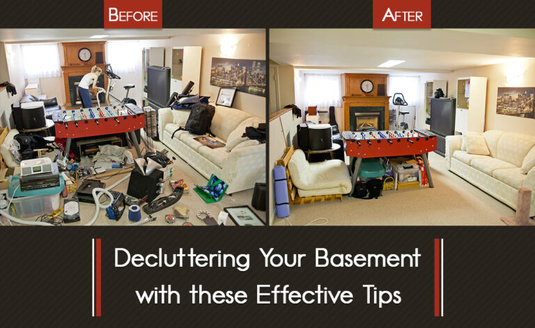 Declutter Basement