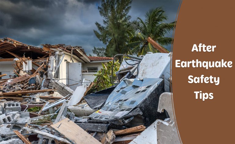After Earthquake Safety Tips
