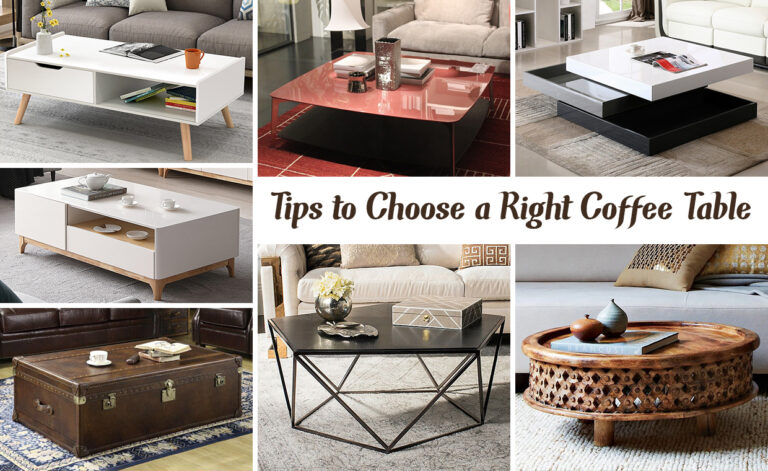 Pick a Right Coffee Table