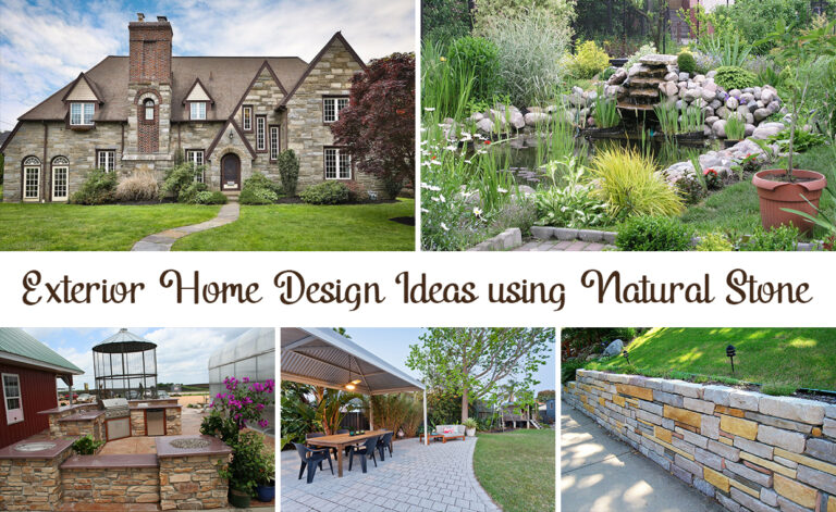 Stone Elements in Home Exterior