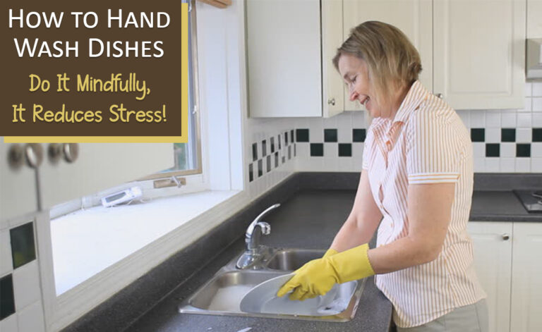How to Hand Wash Dishes