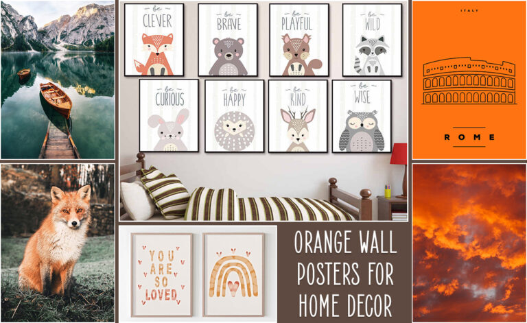 Orange Colour Posters