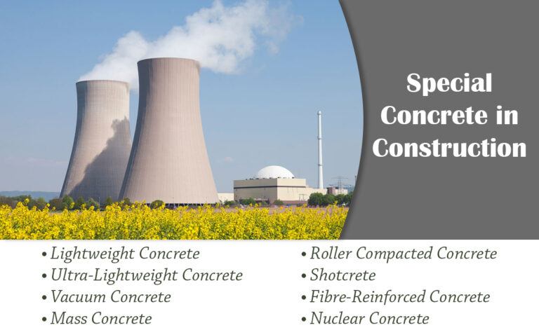 Special Concrete in Construction & Types of Special Concrete