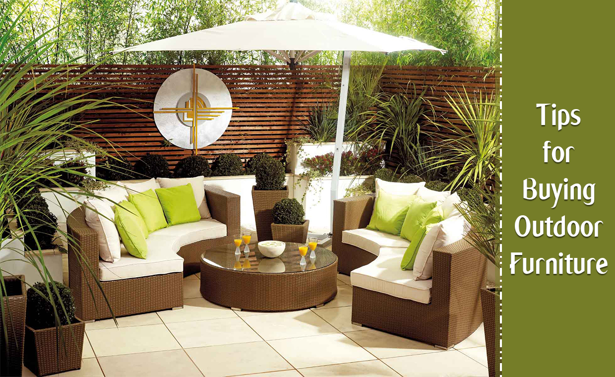 Tips for Buying Outdoor Furniture