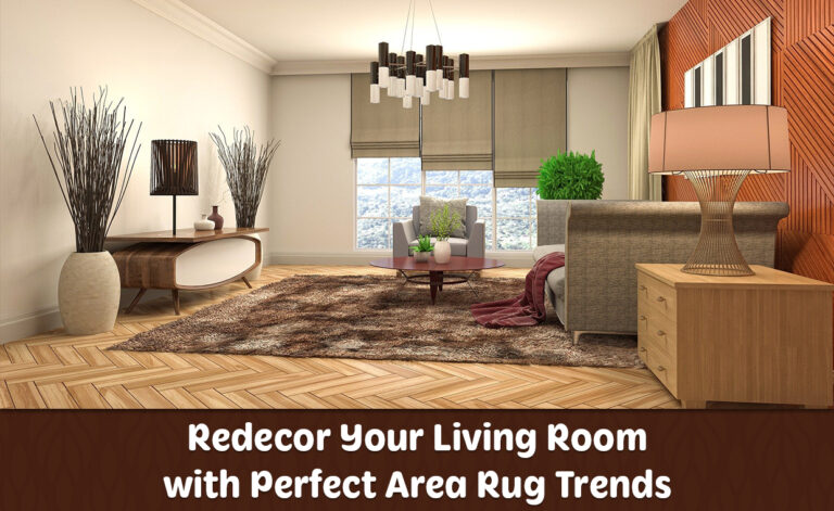 Redecor Your Living Room with Perfect Area Rug Trends