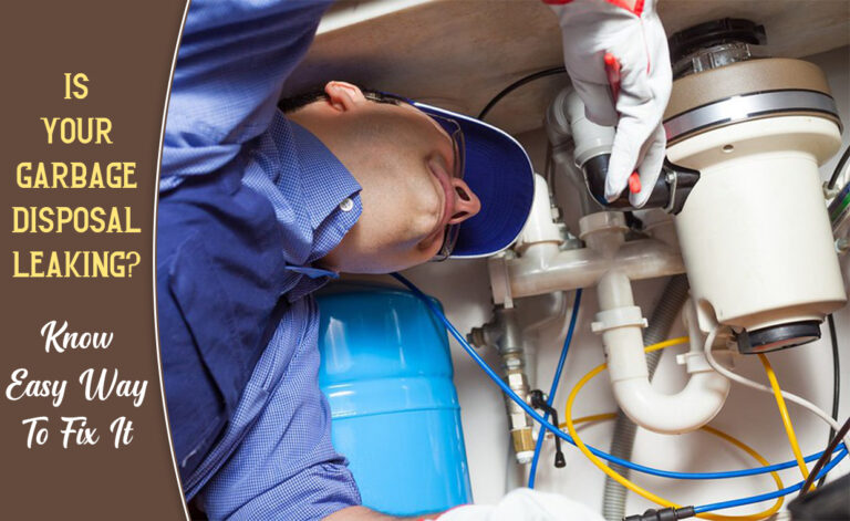Is Your Garbage Disposal Leaking - Know Easy Way To Fix It