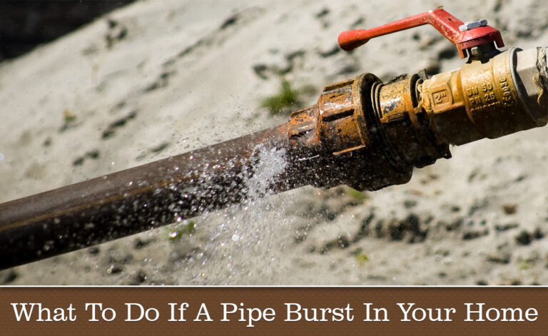 What To Do If A Pipe Burst In Your Home