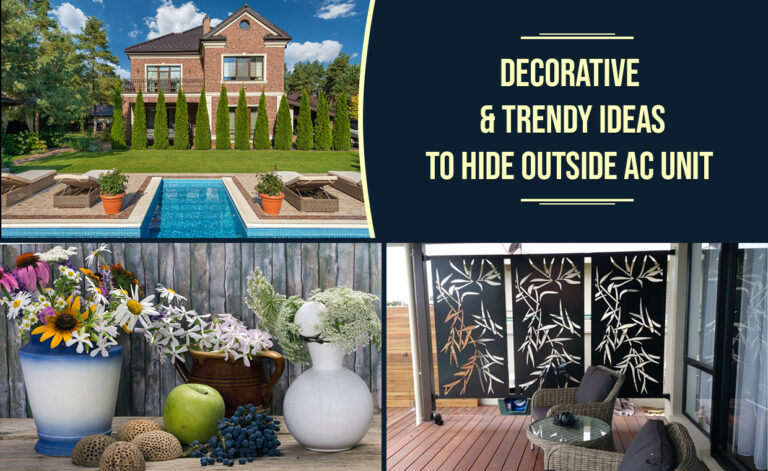 Decorative & Trendy Ideas to Hide Outside AC Unit
