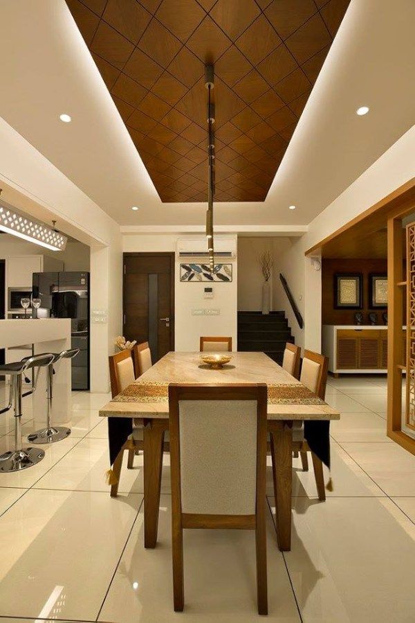 Six-Seater Dining Table with Granite Top