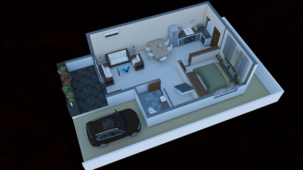 3D Visualization of House