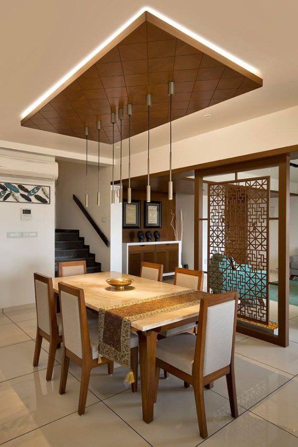 Six-Seater Dining Table with Granite Top