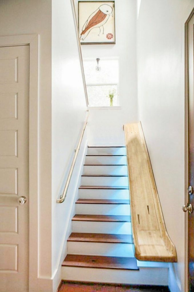 Creative Indoor Slide Stair combination for a Home