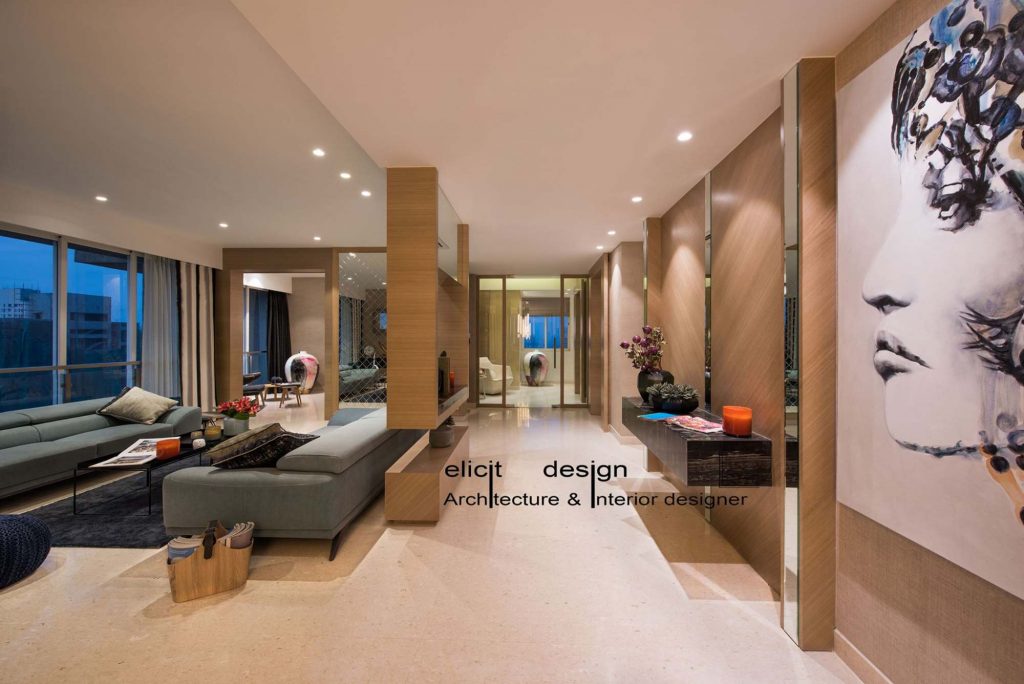 Open Concept Luxurious Living and Dining Room