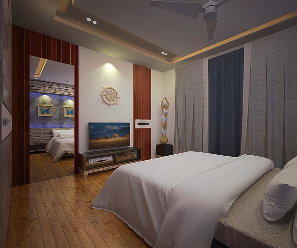 Bedroom Interior Design - Hotel Tara Sons City, Vadodara - 2