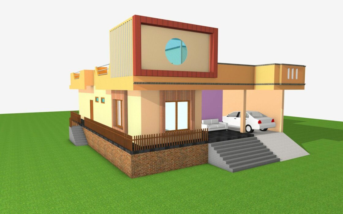 3D View of Bungalow