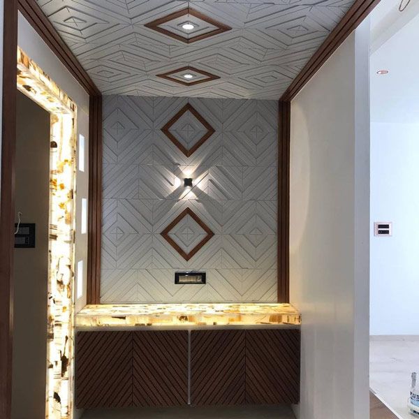 Storage Unit with Decorative False Ceiling