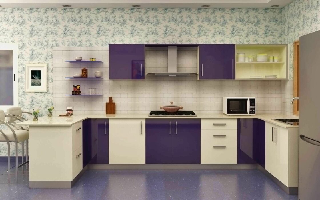 U – Shaped or C – Shaped Modular Kitchen