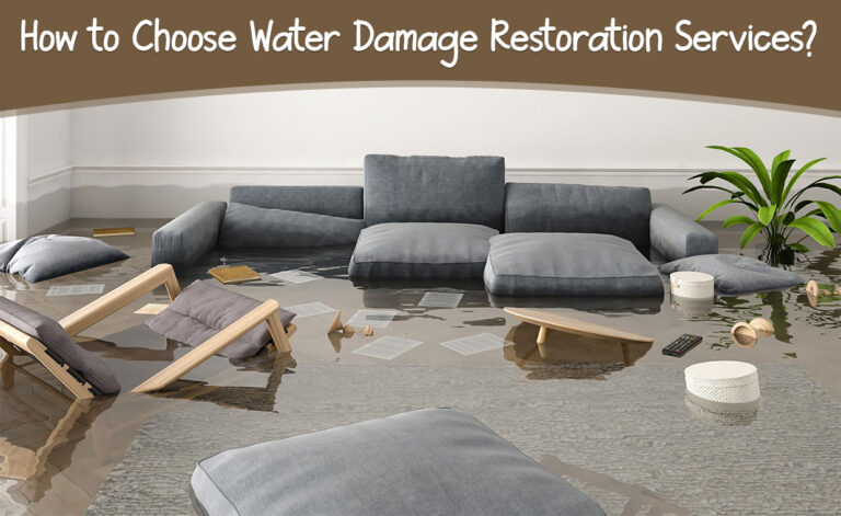 Getting The Right Water Damage Restoration Services