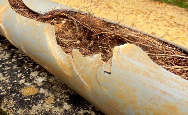Tree Roots in Sewer Line