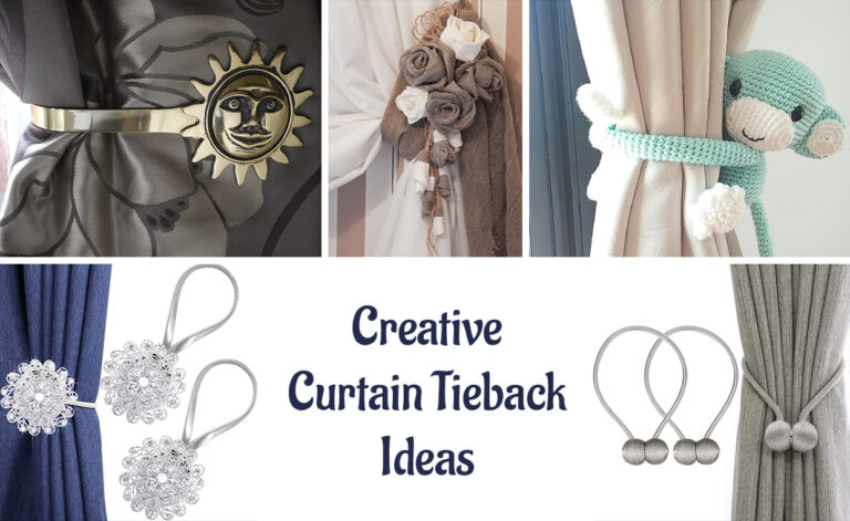 Creative Curtain Tieback Ideas