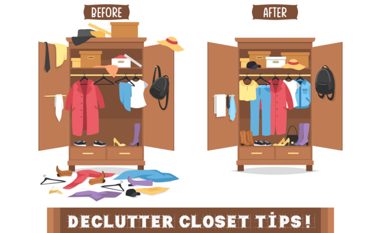 Declutter Closet Tips
