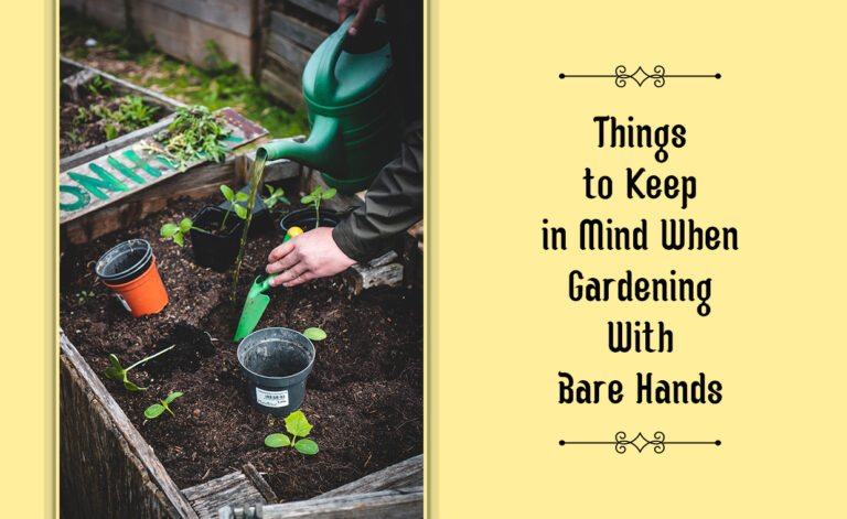 Gloveless Gardening