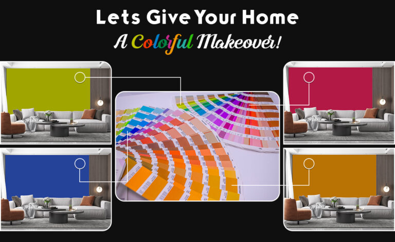Home makeover ideas with vibrant colours!