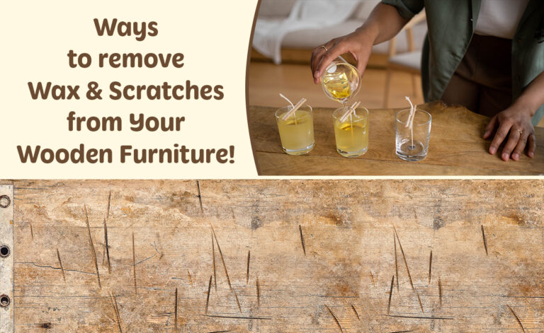 Remove scratches from wood furniture