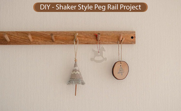 DIY shaker peg rail
