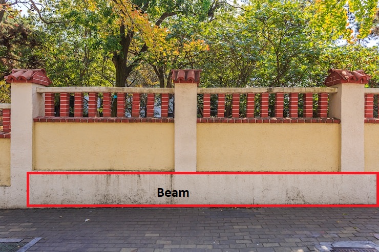8 – Beam Compound Wall Beam