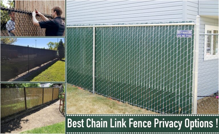 Privacy Ideas for Chain Link Fence