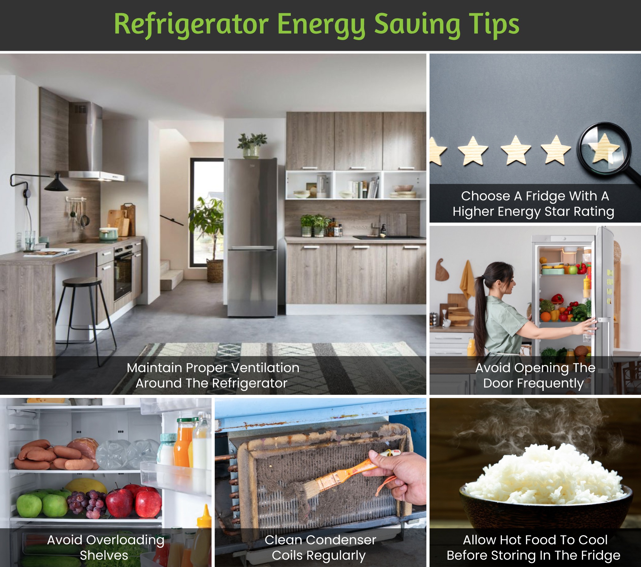Refrigerator Energy Saving Tips