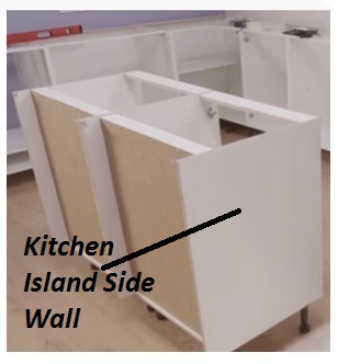 Side Walls & Shelves for Kitchen Island Side Walls & Shelves for Kitchen Island