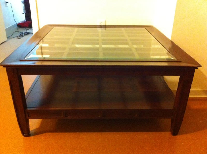 Tempered glass center or coffee table Tempered glass center or coffee table