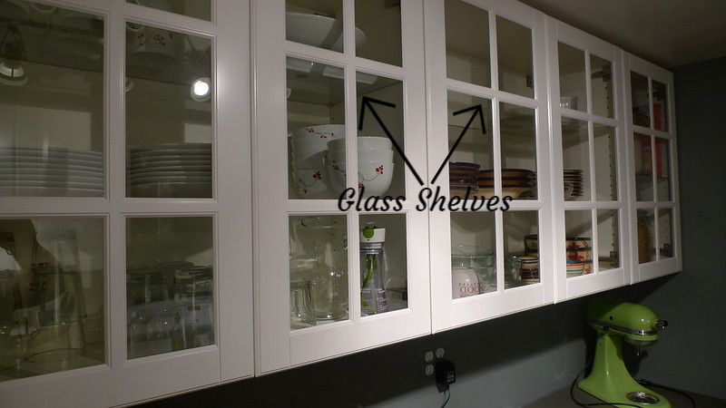 Wall cabinets with Glass shelf & glass door shutter Wall cabinets with Glass shelf & glass door shutter