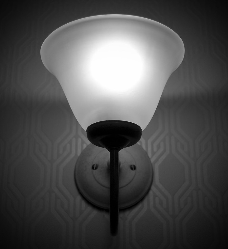 Wall lamp White Jute Wall Light