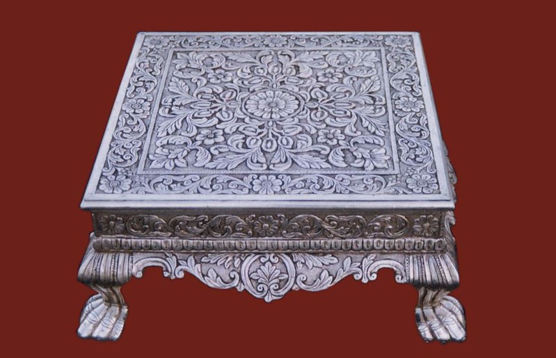 Wooden chowki (Small table)_UL Wooden chowki (Small table)_UL