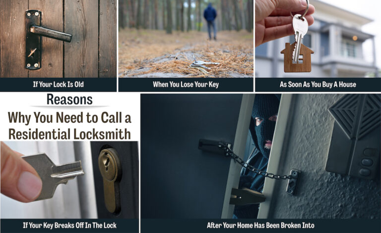 Reasons to Call a Residential Locksmith
